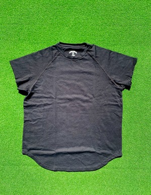 Cutoff Raglan T-Shirts (BK)