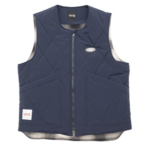 FLUTTER " TURBO HEAT®︎ Quilting Electric Puff Vest " Navy