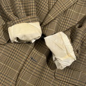 カシミヤ混 GIVENCHY ジバンシィ グレンチェック風 ウール テーラード ジャケット 94-84-165/メンズ