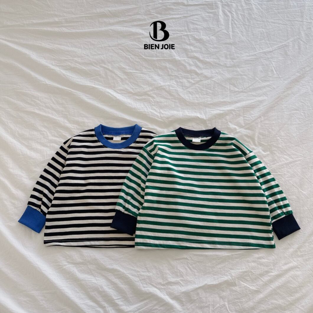 《送料無料》予約:マレンストライプT【BIENJOIE】