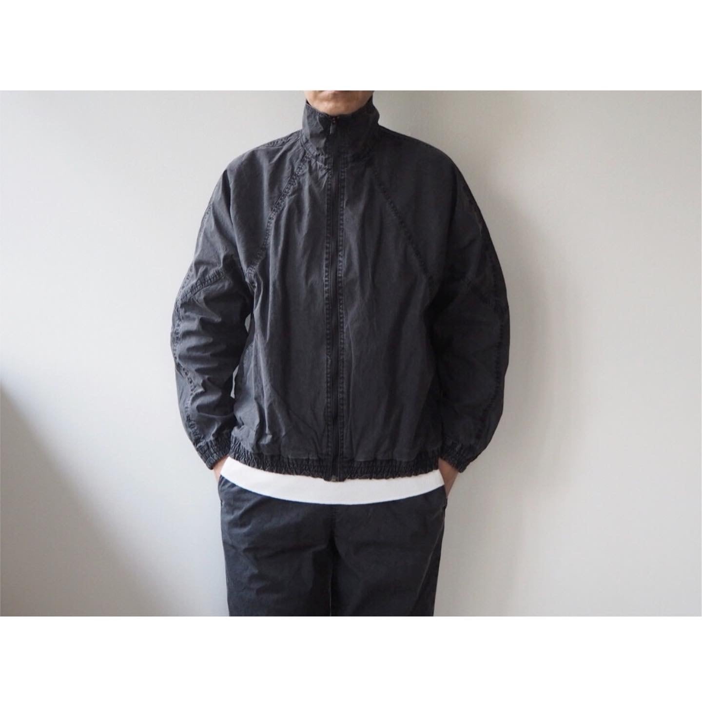 DESCENTE PAUSE(デサントポーズ) Cotton Nylon Bio Wash Track Jacket | AUTHENTIC Life  Store powered by BASE
