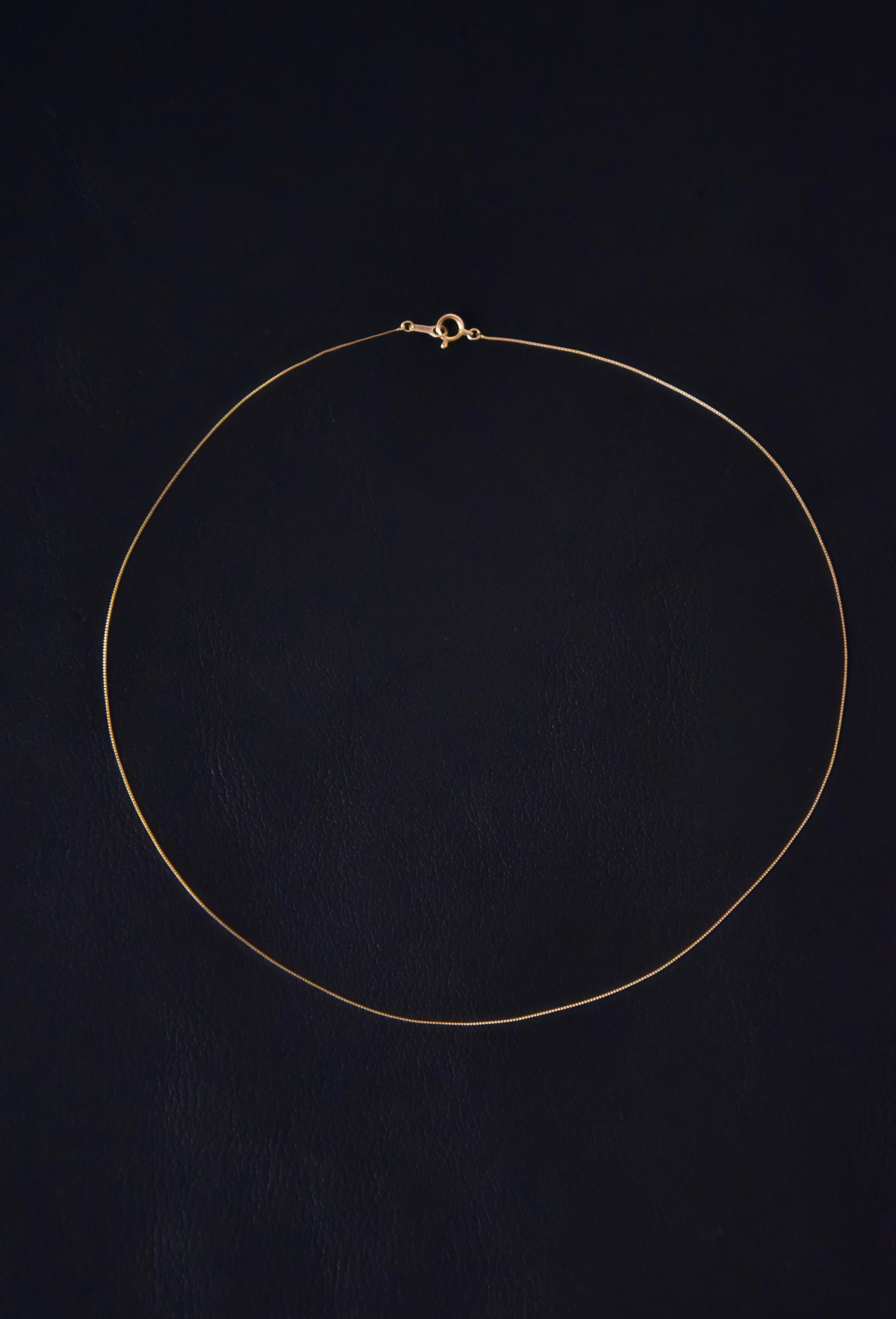 K18 venetian chain necklace | emunjewelry