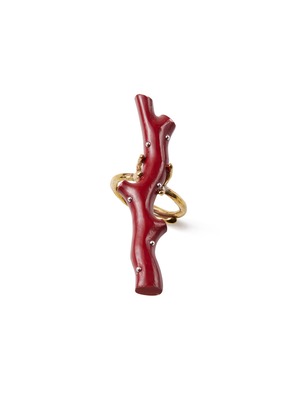 Coral Motif Ring