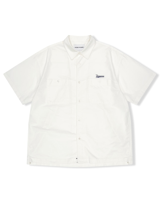 [YESEYESEE] Oxford S/S Comfort Shirt White 正規品 韓国ブランド 韓国代行 韓国通販 韓国ファッション イェスアイシー