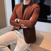 waffle casual suit jacket 00242