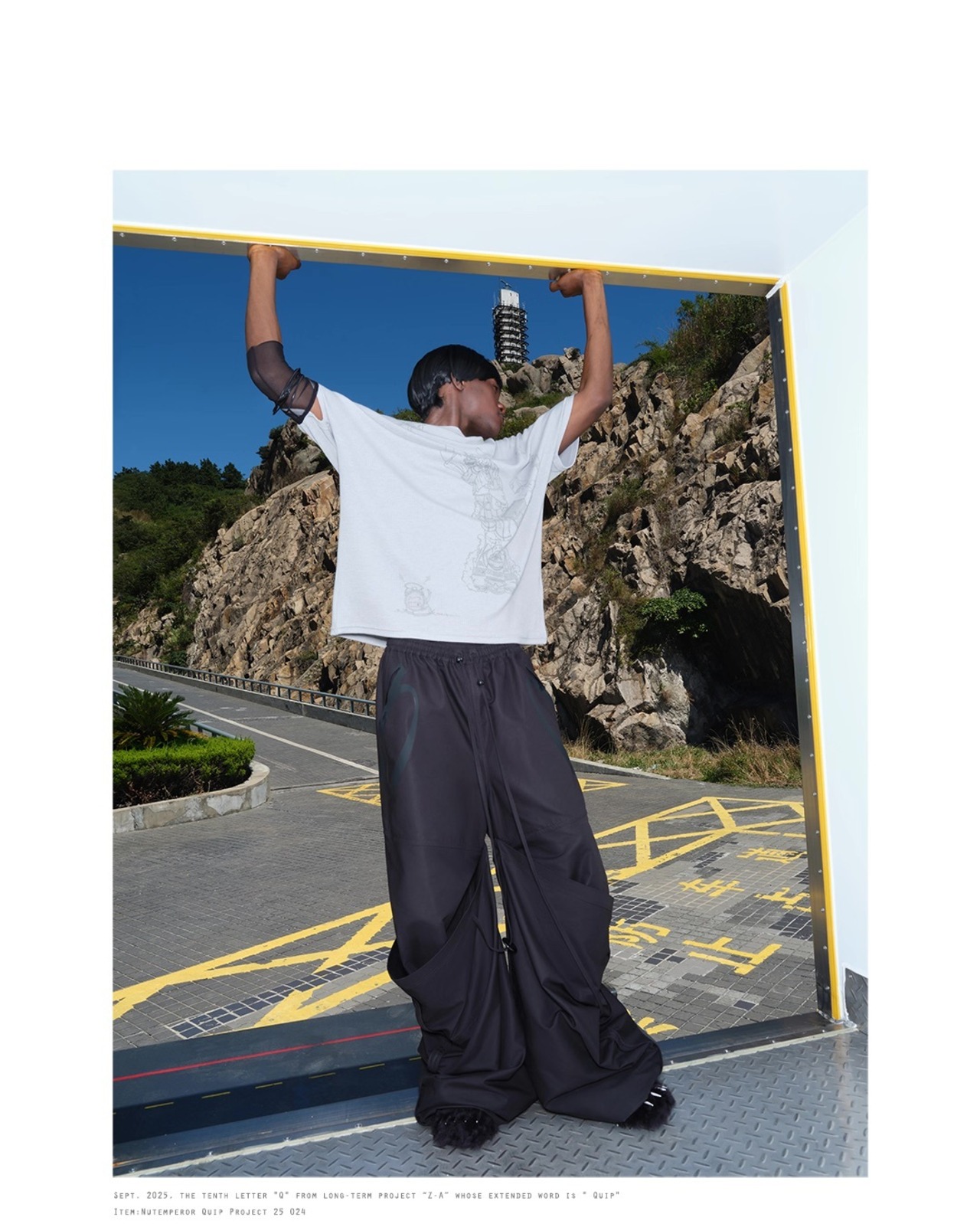 NUTEMPEROR Quip Project 024 Pressed Cargo Trousers