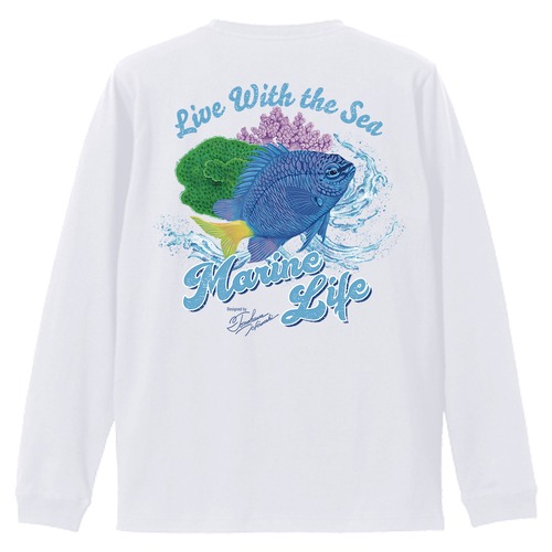 【長袖Tシャツ（ロンT） United Athle 5.6oz】シリキルリスズメダイ