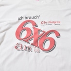 90〜00s 6×6 グラフィック プリントTシャツ ホワイト