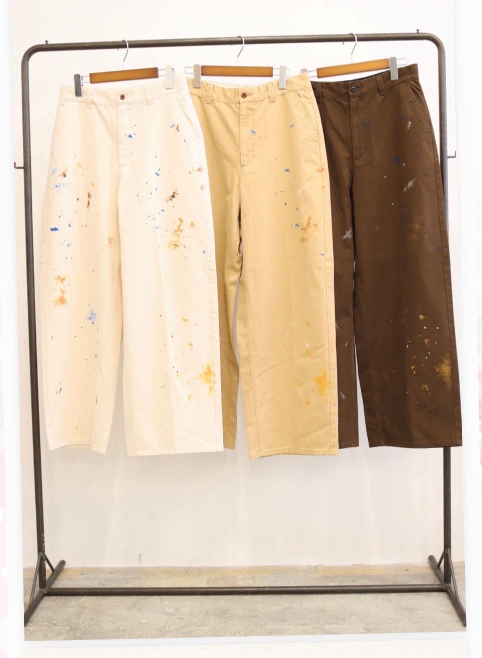 予約販売] LE MELANGE ルメランジュ ペイントチノパンツ 8653501 (10