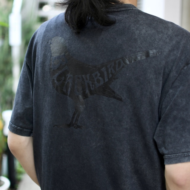 THE BEATLES black bird fade print tee THE BEATLES black bird fade print tee