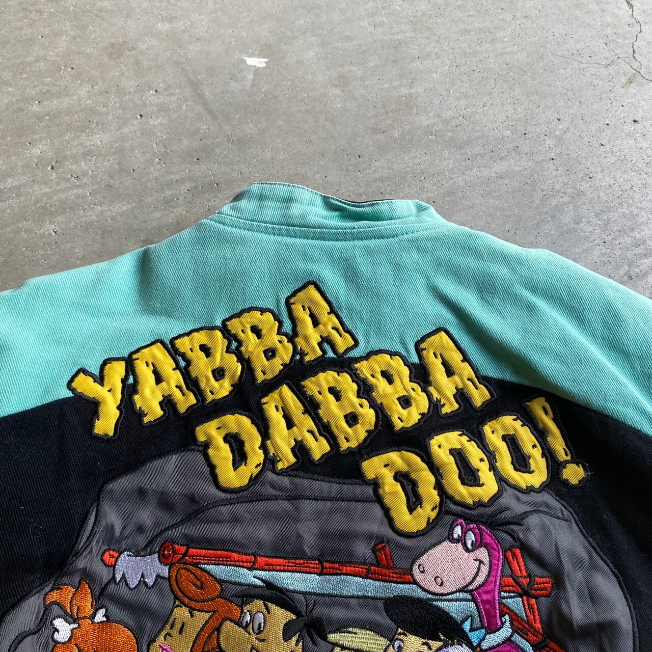 kids】JH DESIGN ジェフハミルトン THE FLINTSTONES キャラクター 刺繍  