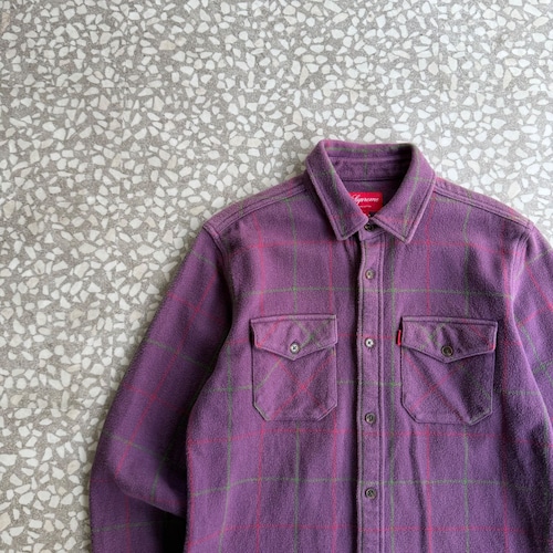 Supreme / heavy flannel shirt size M
