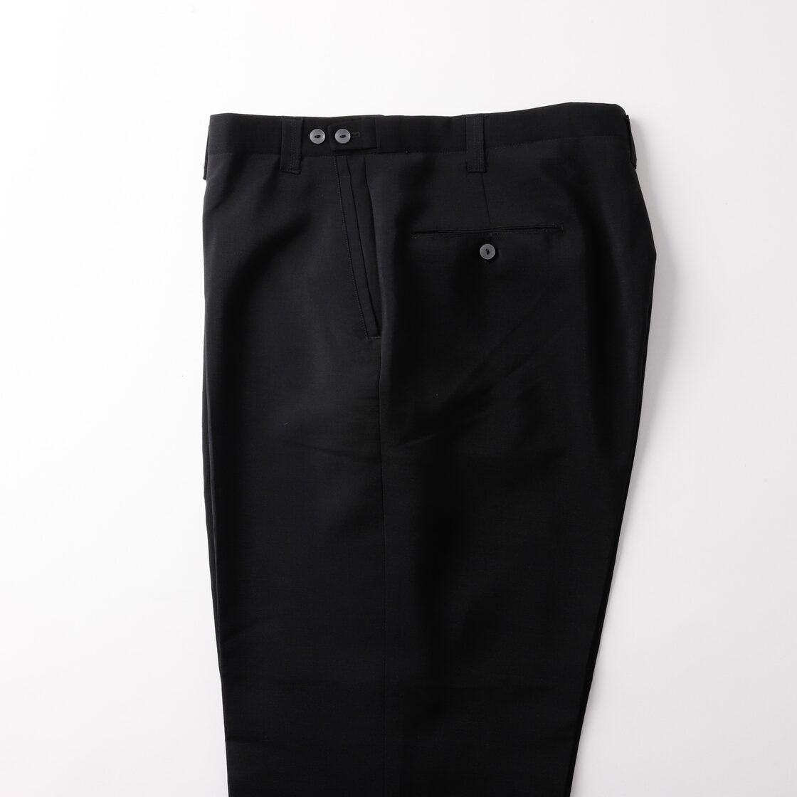 極美品】50s special vintage pants wool mohair trousers Black Made 