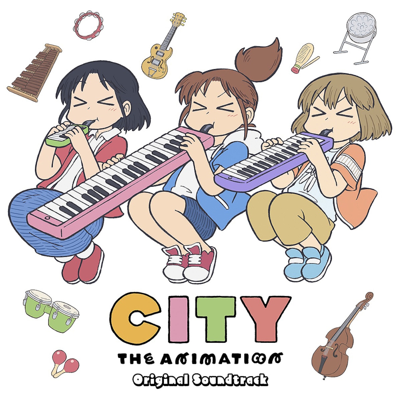 アニメサントラ (音楽: ピラニアンズ)「TVアニメ『CITY THE ANIMATION』オリジナル・サウンドトラック」アナログ盤(12インチ)