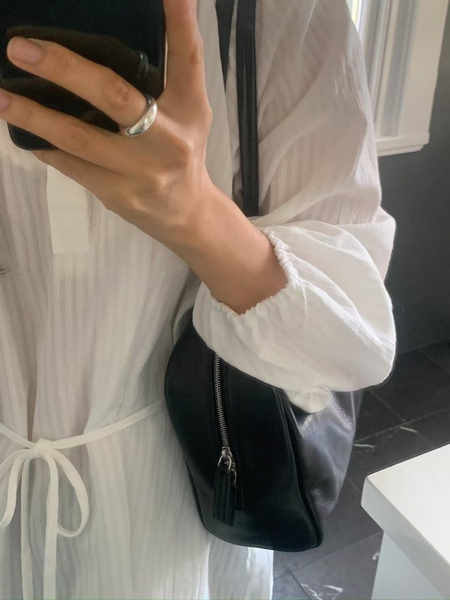 (LITER) scent  stripe blouse / 2color