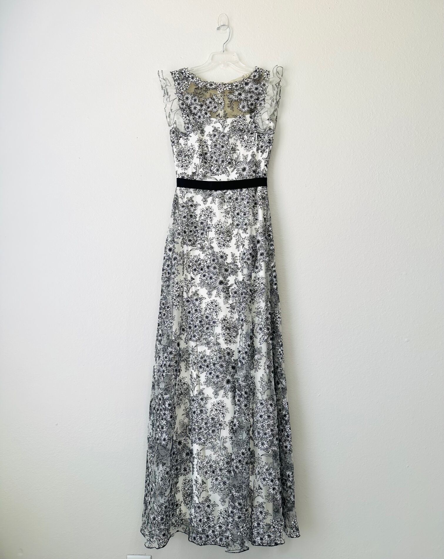 海外お取り寄せ タダシショージ SALE 花柄ガーデンレースロングドレス  