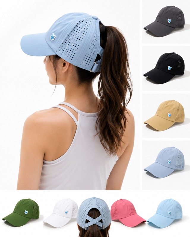 ポニテ CAP -ver.2-　【Back Logo入り】