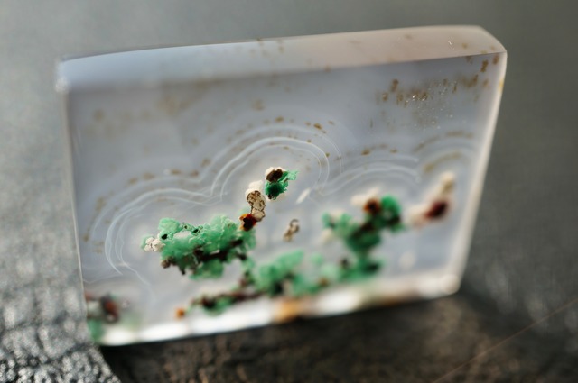 コンフェッティ・クリソコラ Chalcedony / Chrysocolla / Native Copper 2037