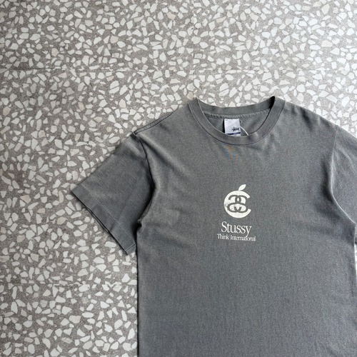STUSSY / 00’s usa製 apple logo T-shirt size S