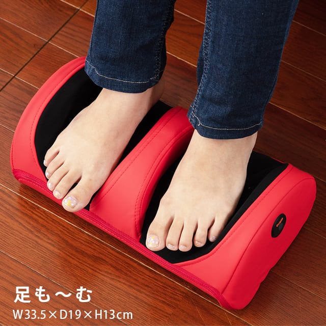 マッサージ器 足も〜む ホワイト [4954877583790] W33.5×D19×H13cm 脚裏・ふくらはぎ・足首 手もみ感覚 クロシオ メーカー直送 クロシオ 58379 マッサージ器 足も〜む ホワイト送料無料