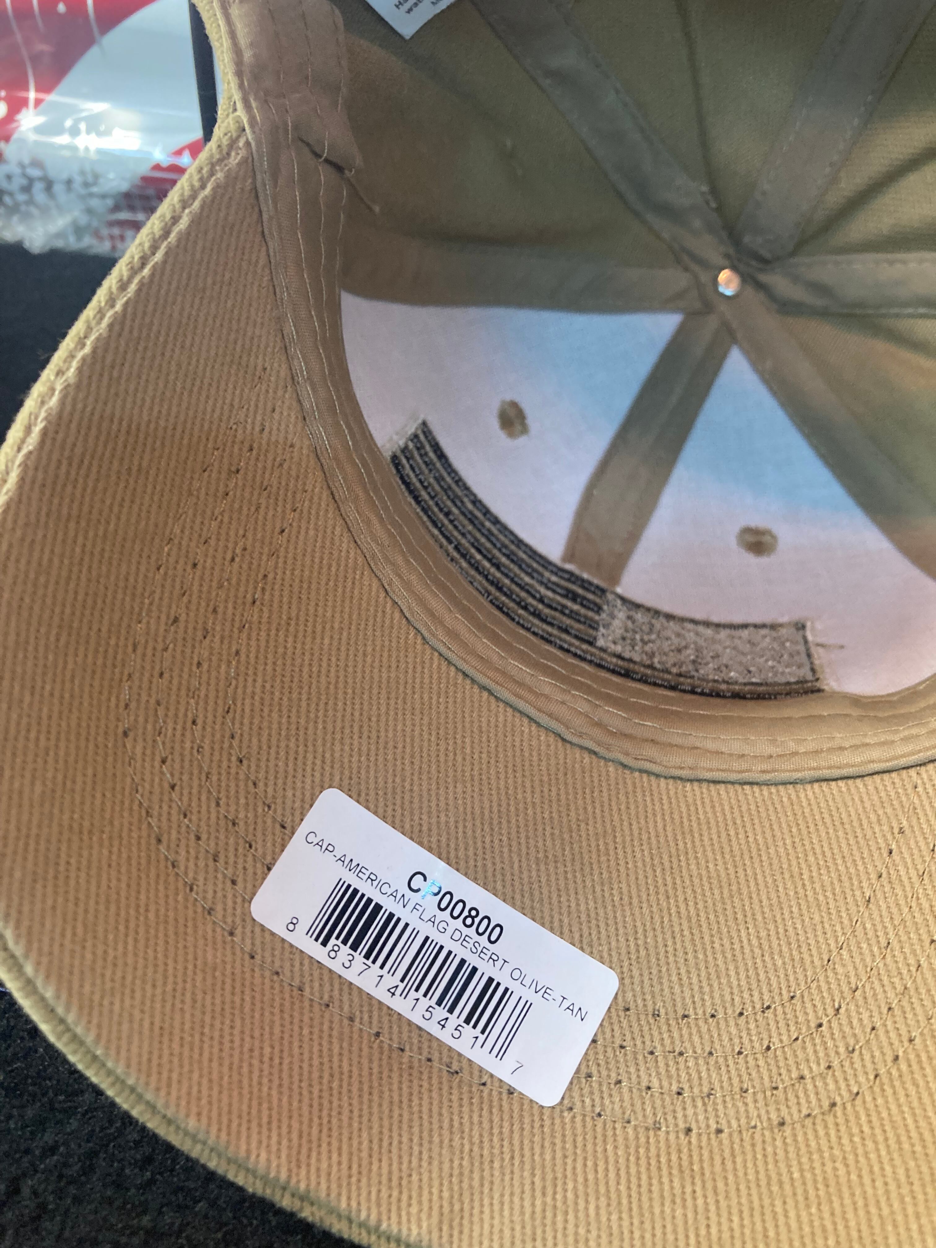 アメリカ国旗　ミリタリーキャップ ミリタリーキャップ アメリカ国旗 オリーブグリーンキャップ