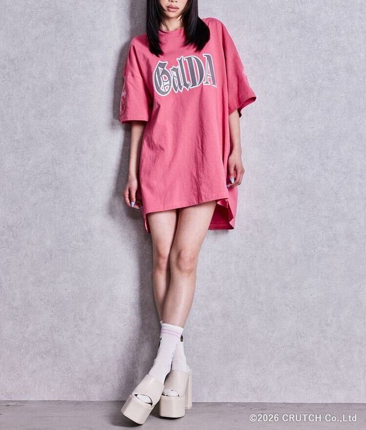GYDA】GYDA×GALFY BACK LOGO BIG Tシャツ | MARKS by sourin