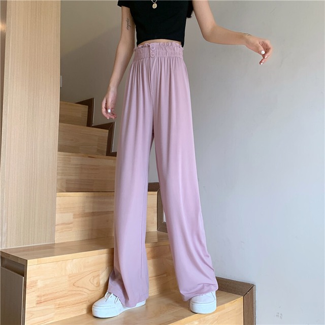 【MumuIns 】 夏新作大人気カシュアルストレートパンツ　A0198