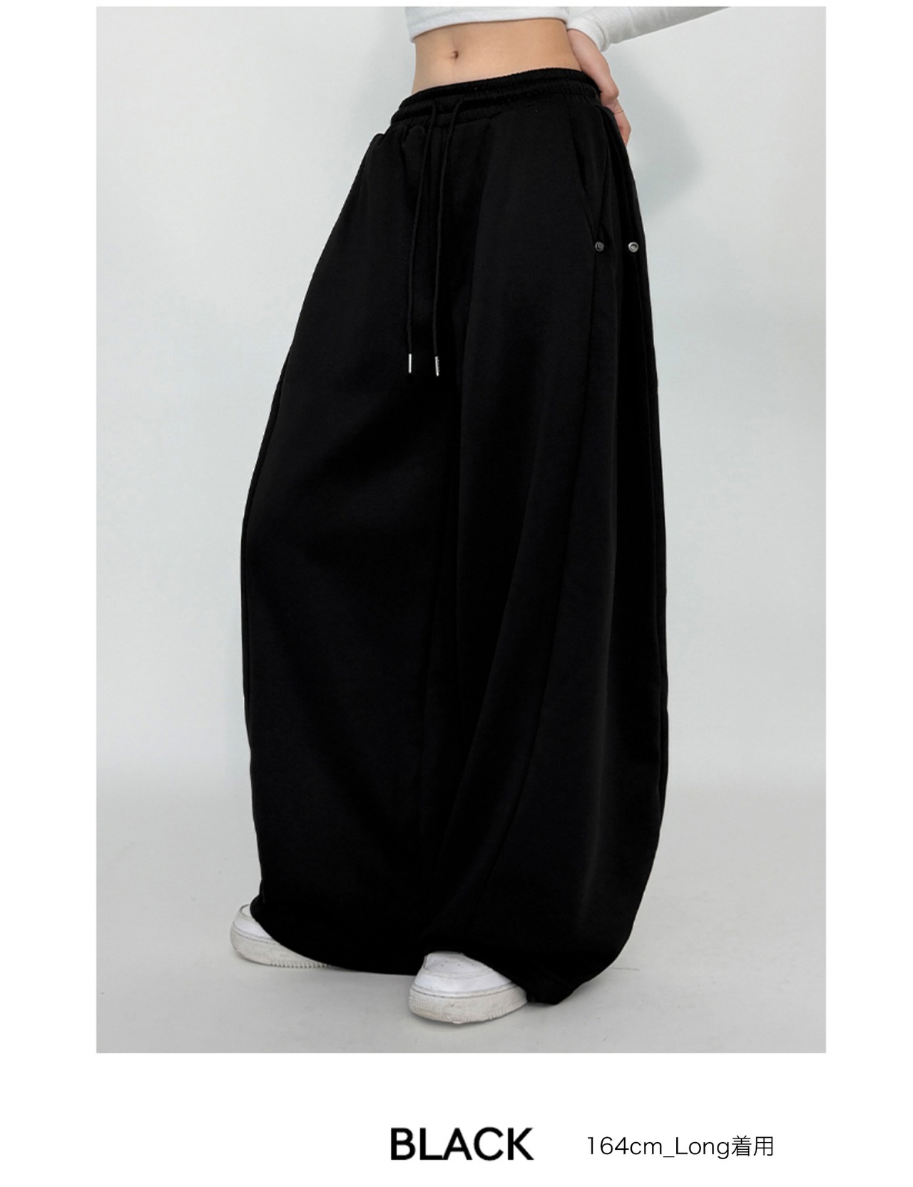 【新作5％OFF・3日間】Side-Pintuck Sweat Pants_7colors&2type
