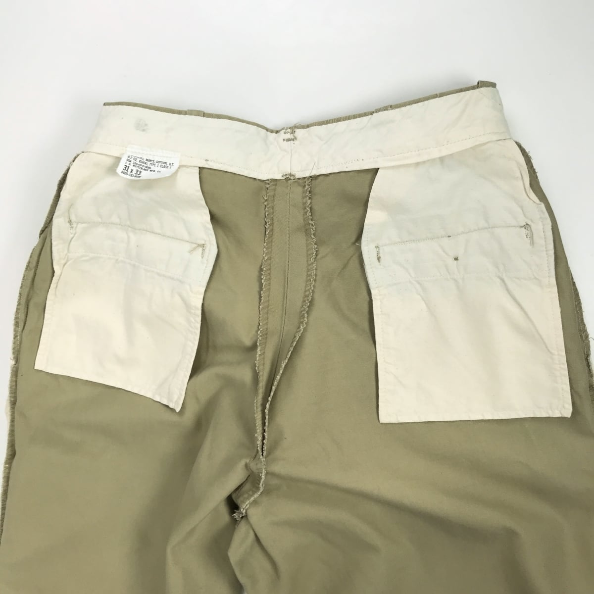U.S.ARMY 60年代 USA製 8.2 OZ. KHAKI, TYPE 1 CLASS 1 U.S.ARMY 60年代 USA製 8.2 OZ. KHAKI, TYPE 1 CLASS 1