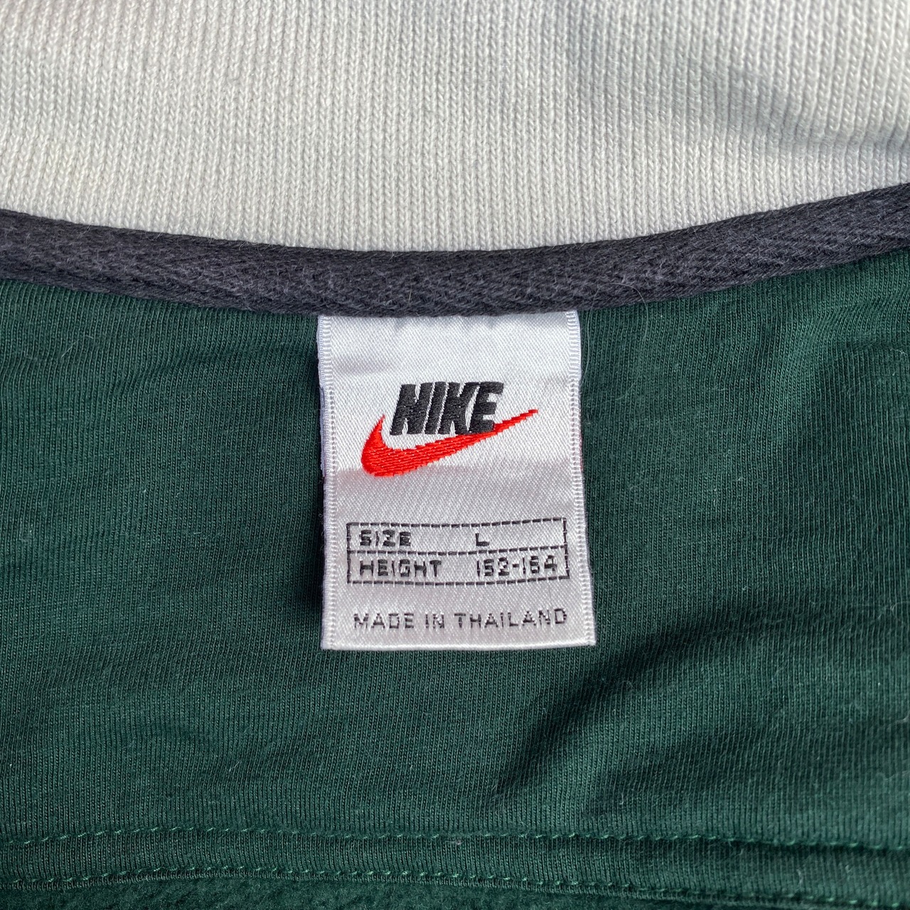 90年代〜00年代 NIKE ワンポイントロゴ刺繍 ハイネック ハーフジップ 