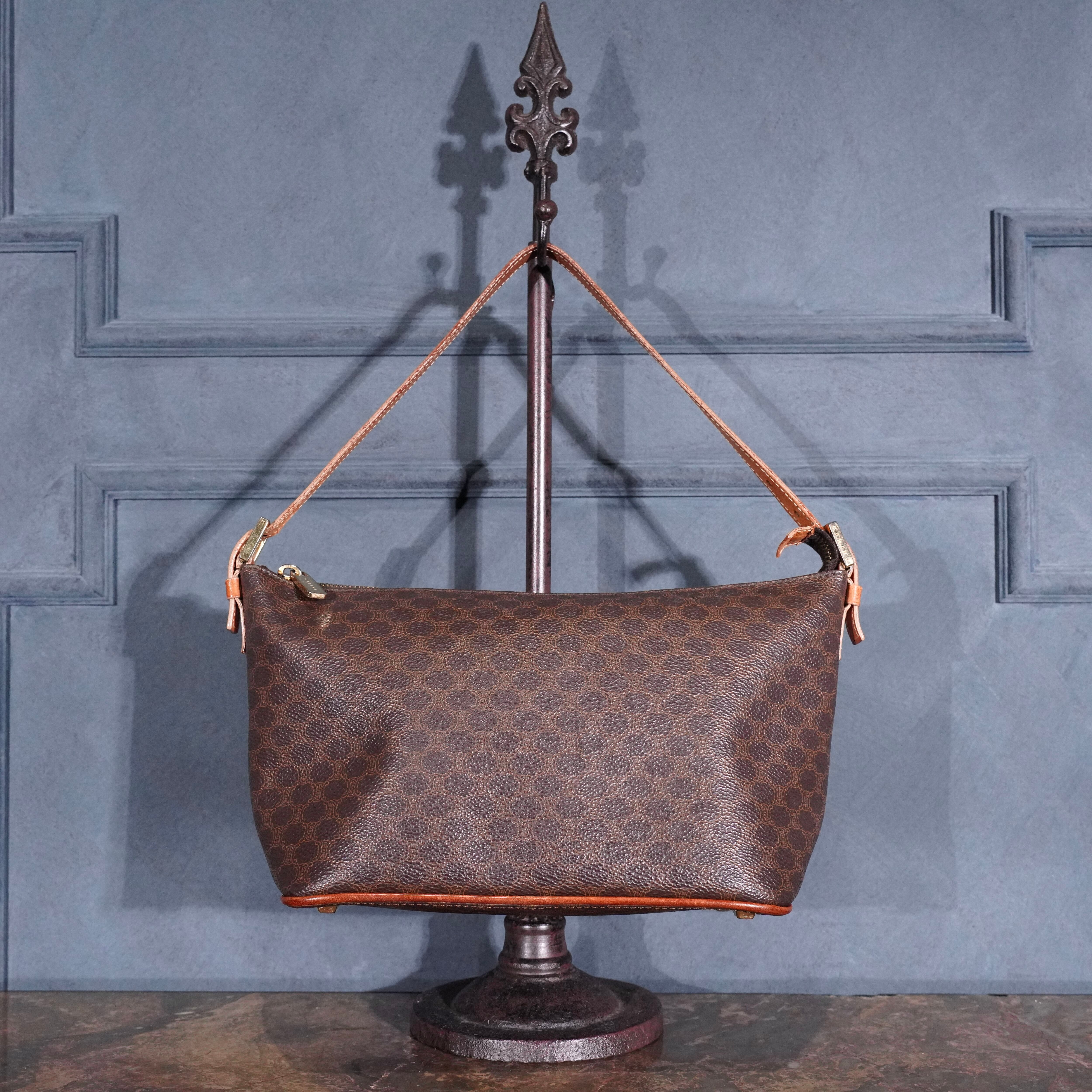 CELINE MACADAM PATTERNED SEMI SHOULDER BAG/セリーヌマカダム柄