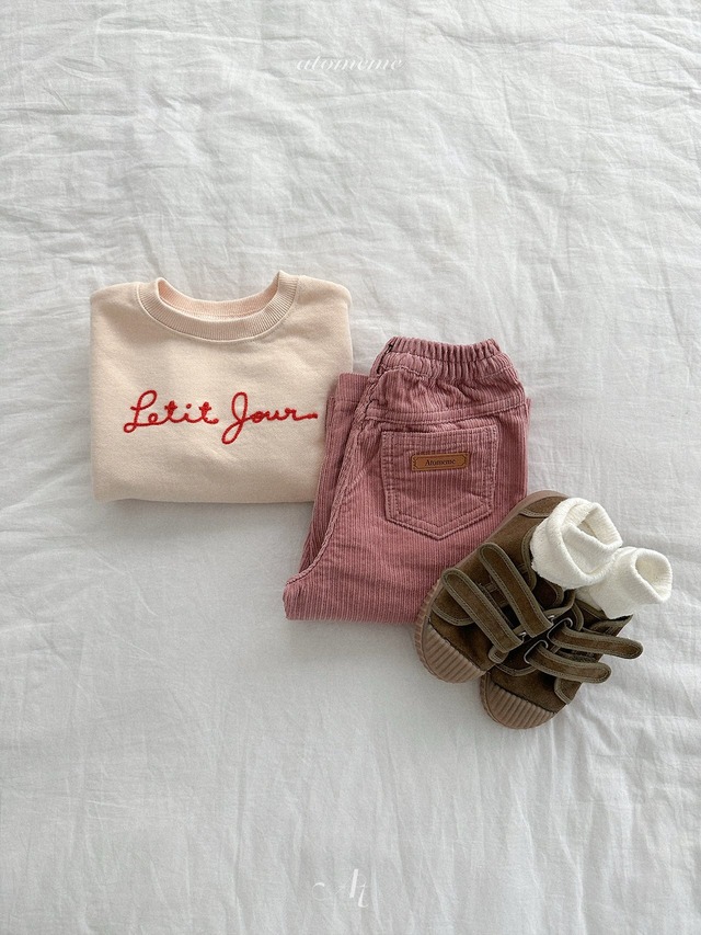《予約》送料無料【atomeme】Petit Jour Sweatshirt