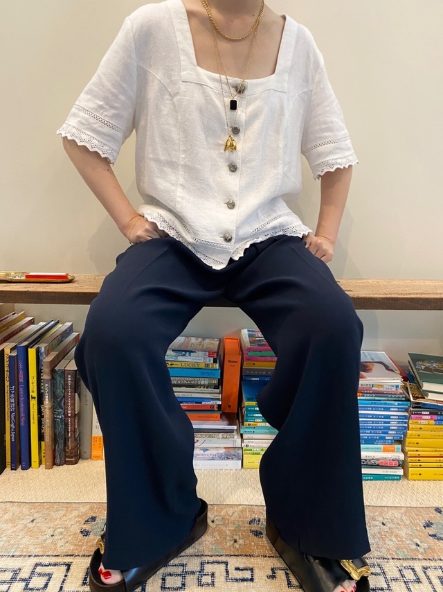 Austrian Square Neck Blouse