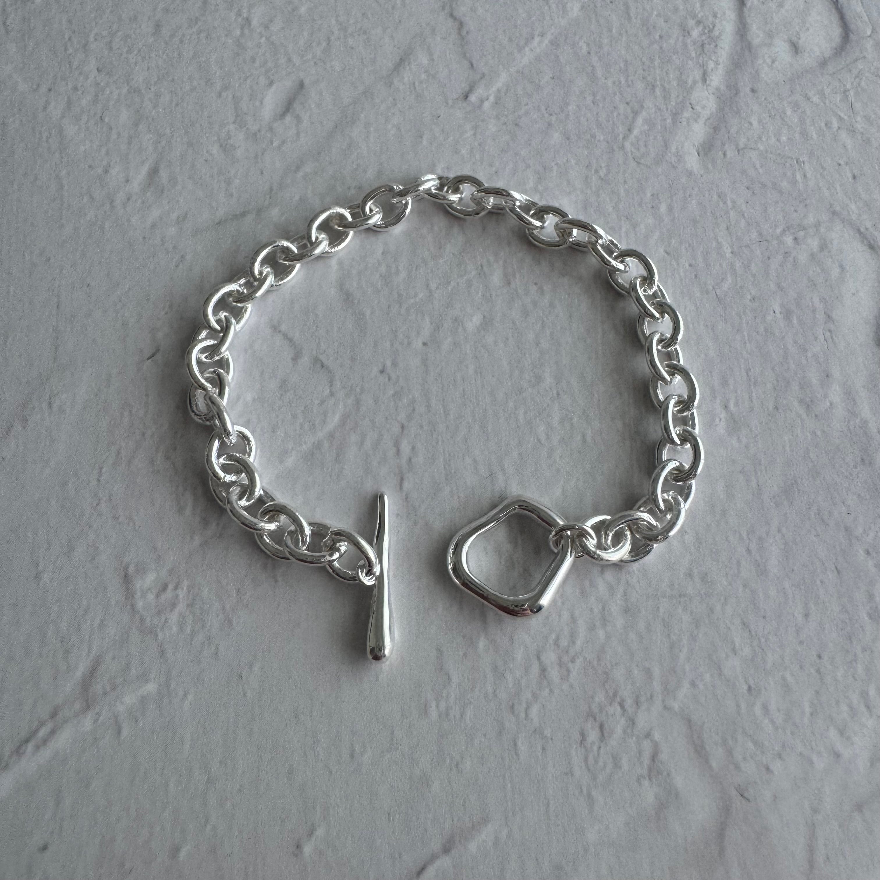 Silver925 nuance chain bracelet 0287 | #FFF