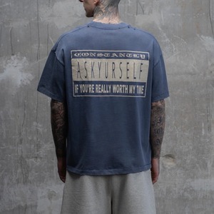 ASKYURSELF / parental tee navy