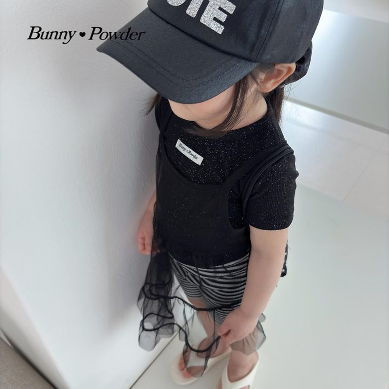 [Bunny Powder] (Planning) Glitter T-shirt (2XL/3XL/4XL) / [버니파우더] 기획)반짝이티 (2XL/3XL/4XL)