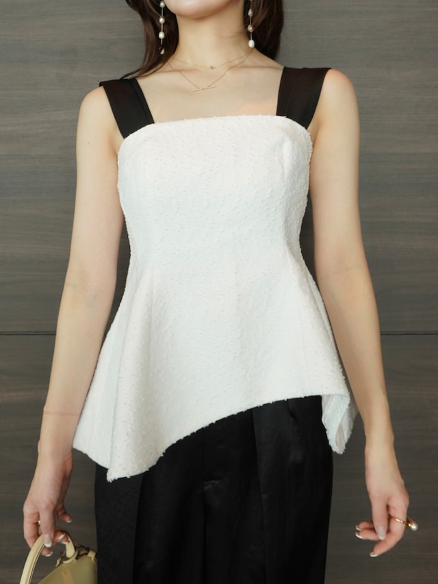 bustier "Luca" / white(即納)