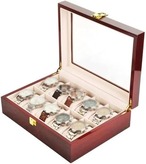 腕時計収納ケース ウォッチボックス 時計ケース 収納ボックス 小物収納 保管 ロック付き コレクションケース かっこいい おしゃれ コンパクト メンズ レディース ユニセックス ギフト プレゼント 父の日 12本用