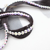 社交ダンス 小物 多美咲 ヘアオーナメント ヘアアクセサリー デモ 競技 ダンス パーティ 発表会 つけ毛 つけ髪 シニヨン ビジュー ブラック系 ブラウン系 ヘアスタイル 髪飾り おしゃれ かわいい 華やか 装飾品 ステージ用 ヘアデコレーション 競技用 つけ髪アクセサリー 舞台衣装 ダンス小物 発表会用 小物アイテム ビジューヘアアクセ ヘアセット つけ毛スタイル