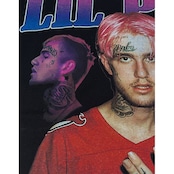 VINTAGE ストリート lil peep Tシャツ T923