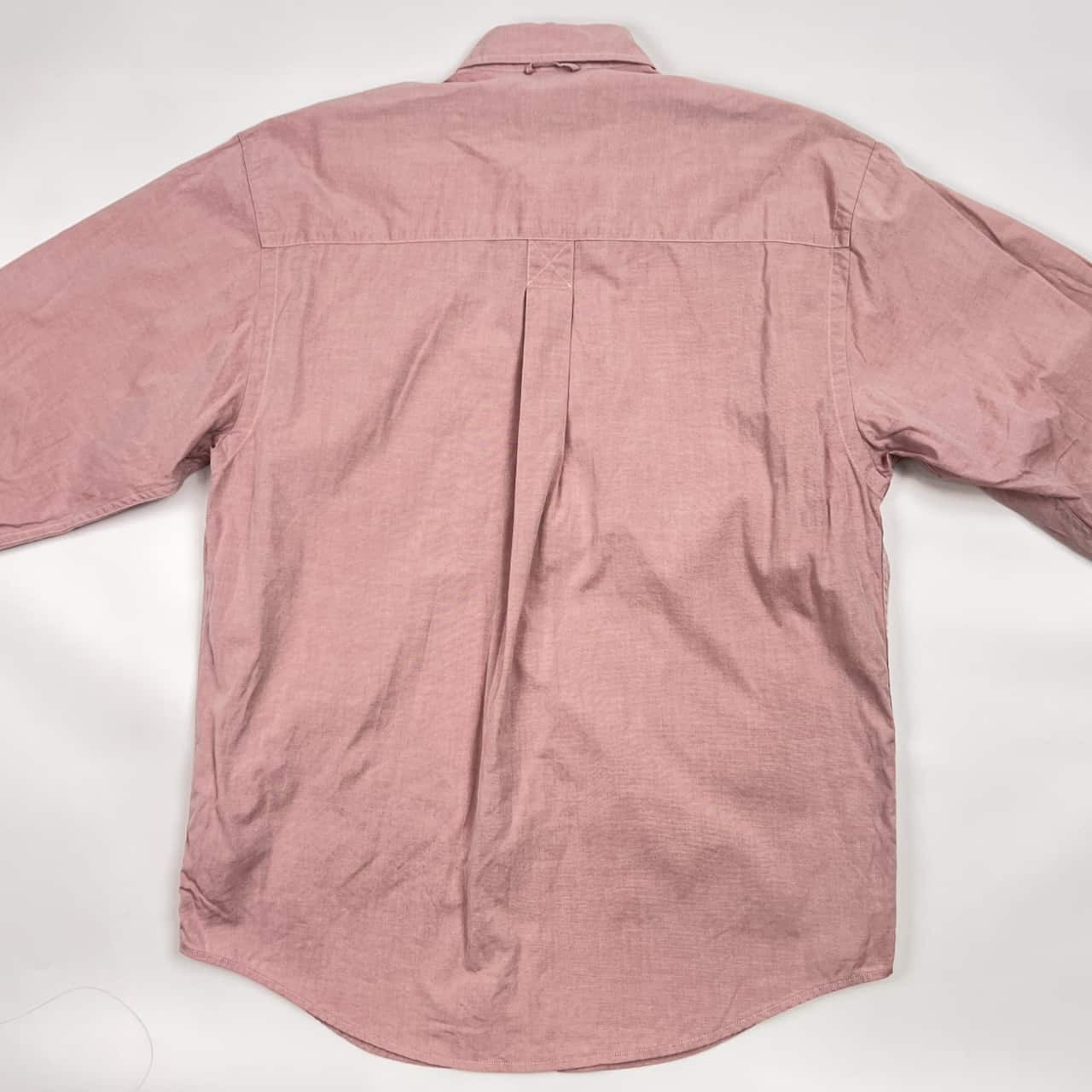 Eddie Bauer エディーバウアー BD ボタンダウン オックスフォード 長袖シャツ S/ピンク系 メンズ