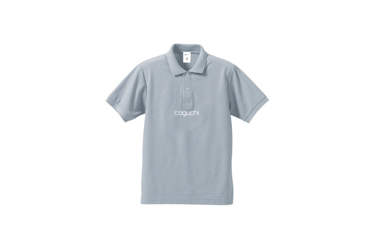 coguchi logo polo shirt (GRY)