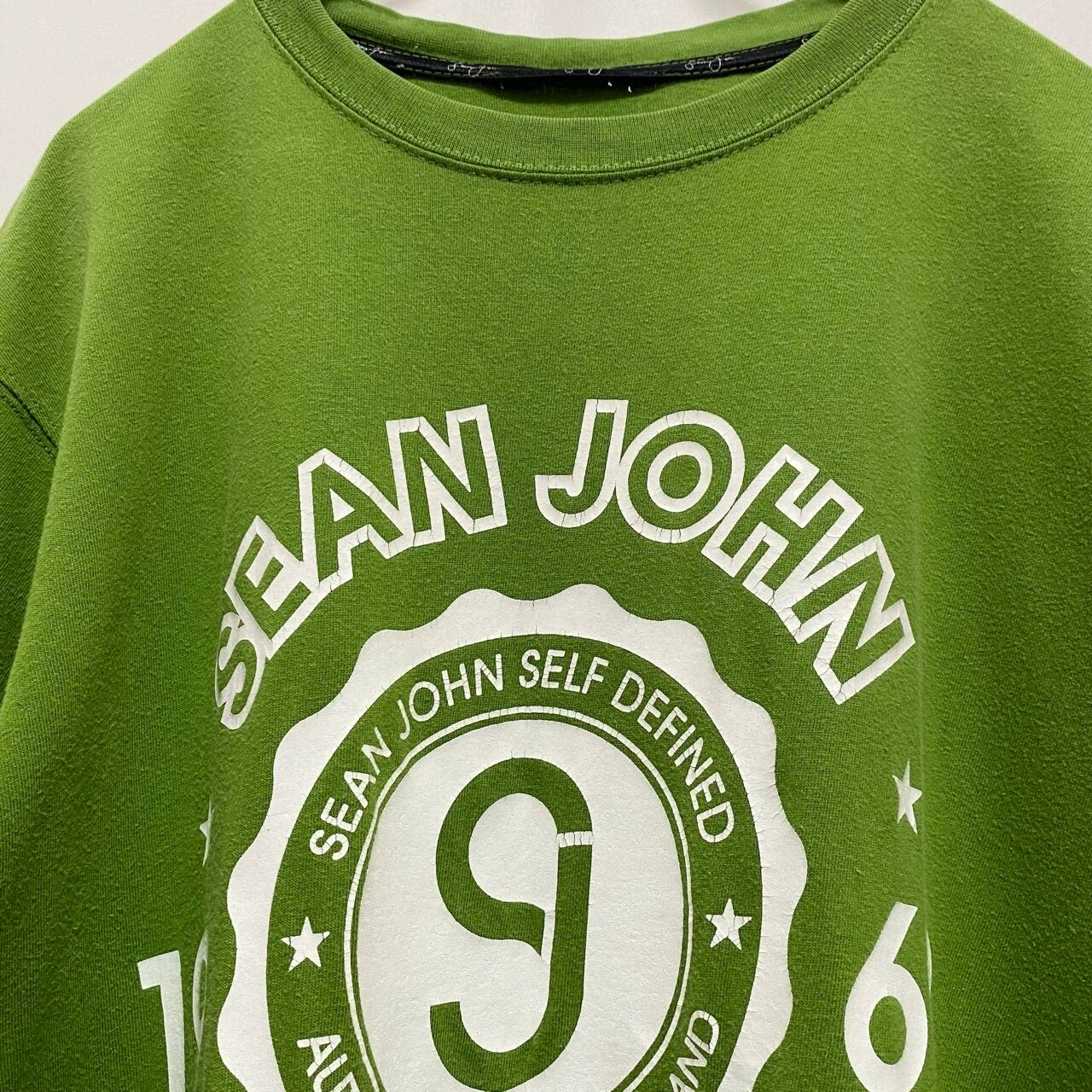 SEAN JOHN / リンガーTシャツ コットン ロゴ刺繍 デザイン