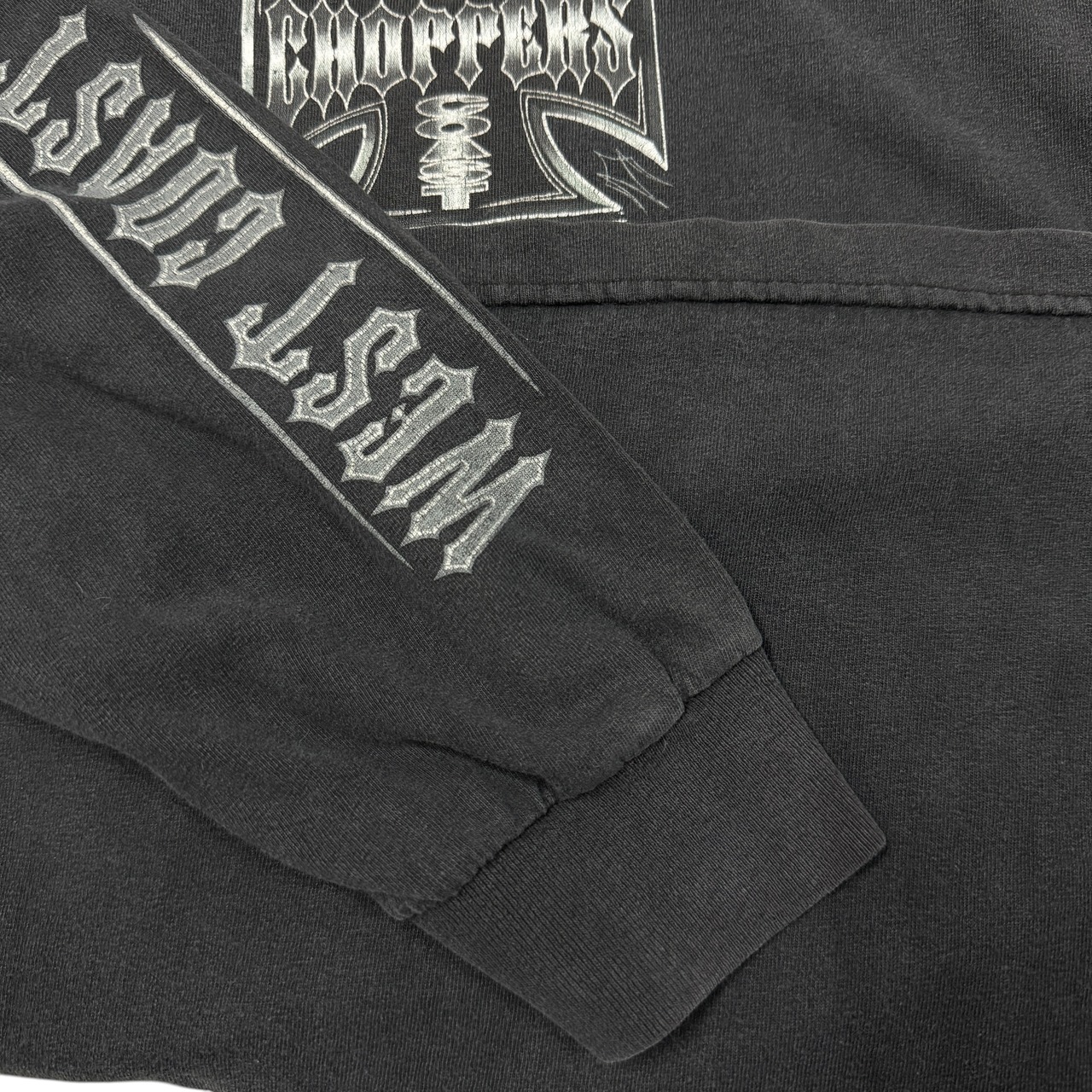 【WEST COAST CHOPPERS】ウエストコーストチョッパーズ "IRON CROSS & LOGO" ロングスリーブTシャツ