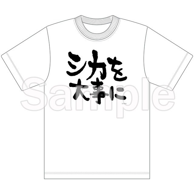 【4570077769330受注生産】しかのこのこのここしたんたん Tシャツ（シカを大事に）M