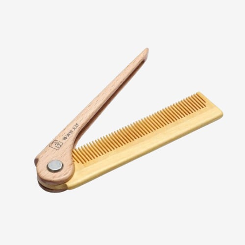 新品 十三や 日本産 極上 国産さつまつげ櫛 薩摩つげ櫛 5.5寸