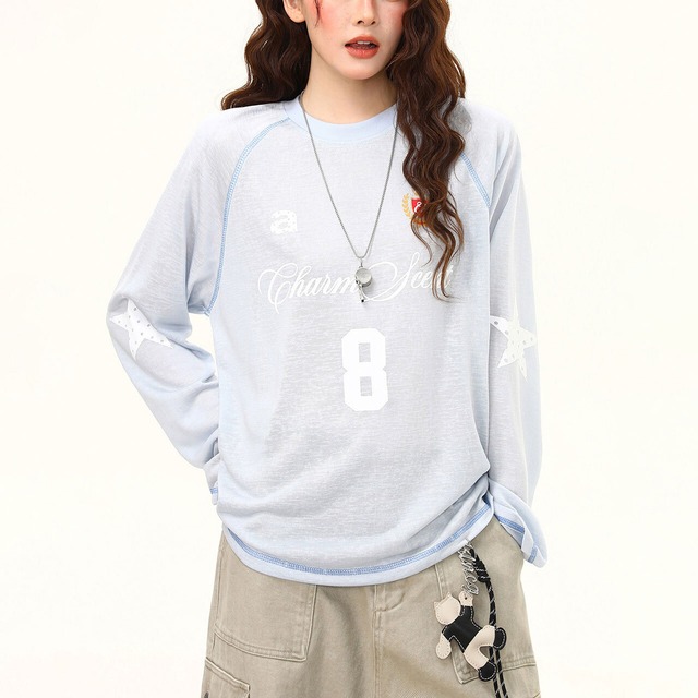ナンバリングスターグラフィックTシャツ 2col R02523