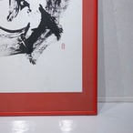 Bello Select 水墨画 抽象画 アートパネル 155×113 絵画 絵 現代 美術 インテリア アート モダン 和モダン ミニマル