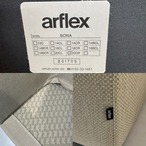 arflex アルフレックス SONA ソーナ 20CR 3人掛け ソファ 3Pソファ シェーズロング 片アーム ファブリック モダン 北欧 ホテルライク