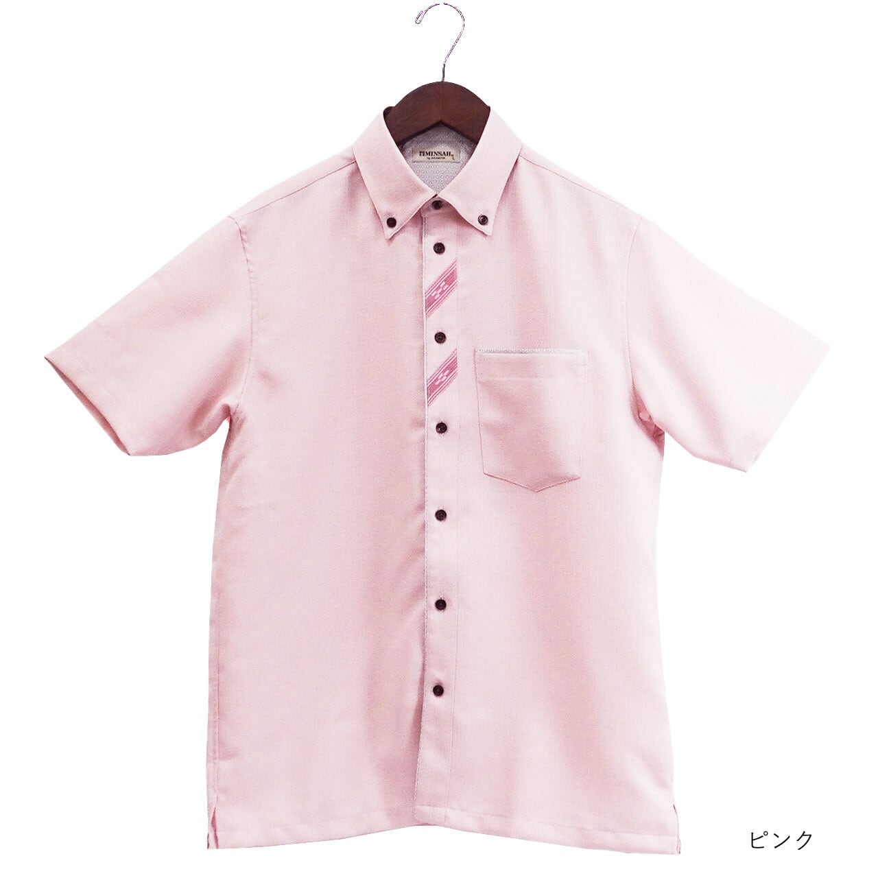 マロニカブッチャー ボタンダウン 半袖 シャツ [MINSAH] メンズ